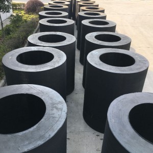 Marine hollow rubber fender dock cylinder rubber fender